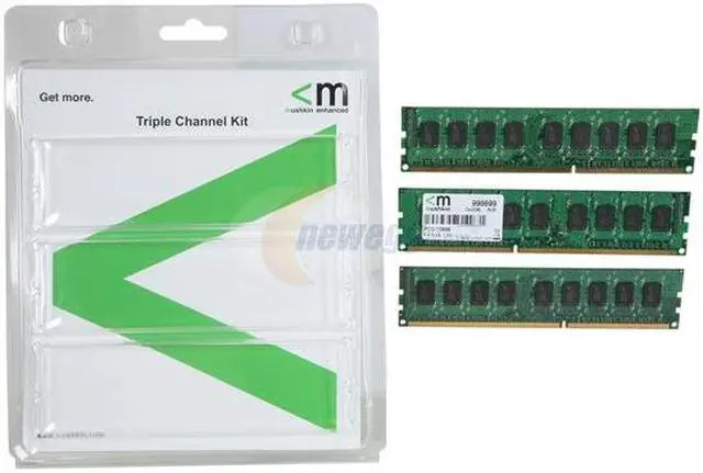 Alt view image 3 of 3 - Mushkin Enhanced Proline 6GB (3 x 2GB) ECC DDR3 1333 (PC3 10666) Server Memory Model 998699