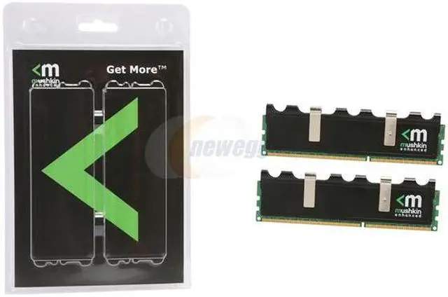 Alt view image 3 of 3 - Mushkin Enhanced Blackline 4GB (2 x 2GB) DDR3 1600 (PC3 12800) Desktop Memory Model 996744