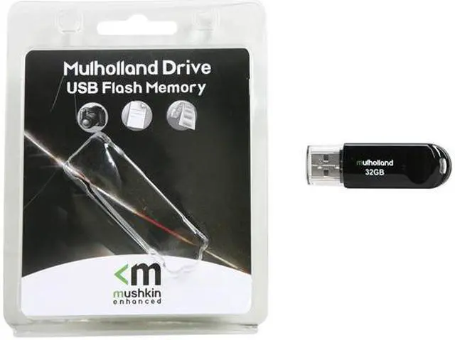 Alt view image 6 of 6 - Mushkin Enhanced Mulholland 32GB USB 2.0 Flash Drive MKNUFDMH32GB