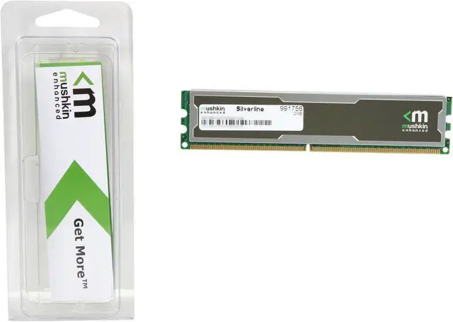 Alt view image 3 of 3 - Mushkin Enhanced Silverline 2GB DDR2 667 (PC2 5300) Desktop Memory Model 991756