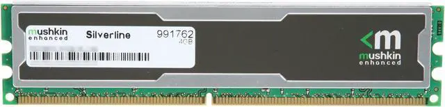 Main image of Mushkin Enhanced Silverline 4GB DDR2 800 (PC2 6400) Desktop Memory Model 991762
