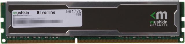 Alt view image 3 of 3 - Mushkin Enhanced Silverline 4GB DDR3 1333 (PC3 10666) Desktop Memory Model 991770