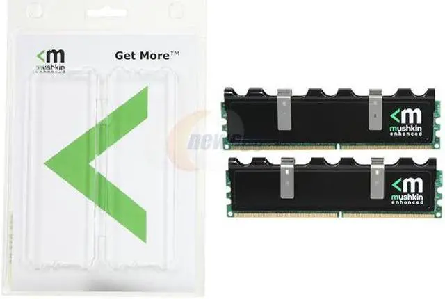 Alt view image 3 of 3 - Mushkin Enhanced Blackline 4GB (2 x 2GB) DDR2 1066 (PC2 8500) Desktop Memory Model 996777
