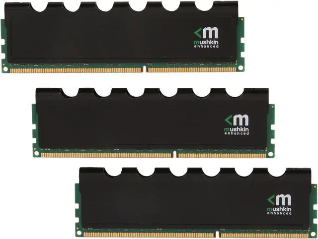 Main image of Mushkin Enhanced Blackline 12GB (3 x 4GB) DDR3 1600 (PC3 12800) Desktop Memory Model 998776