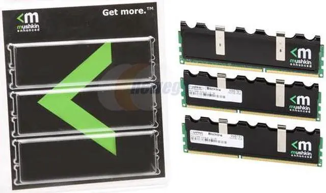 Alt view image 3 of 3 - Mushkin Enhanced Blackline 6GB (3 x 2GB) DDR3 1333 (PC3 10666) Desktop Memory Model 998781