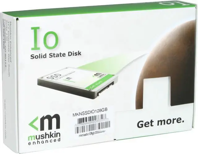 Main image of Mushkin Enhanced Io 2.5" 128GB SATA II MLC Internal Solid State Drive (SSD) MKNSSDIO128GB