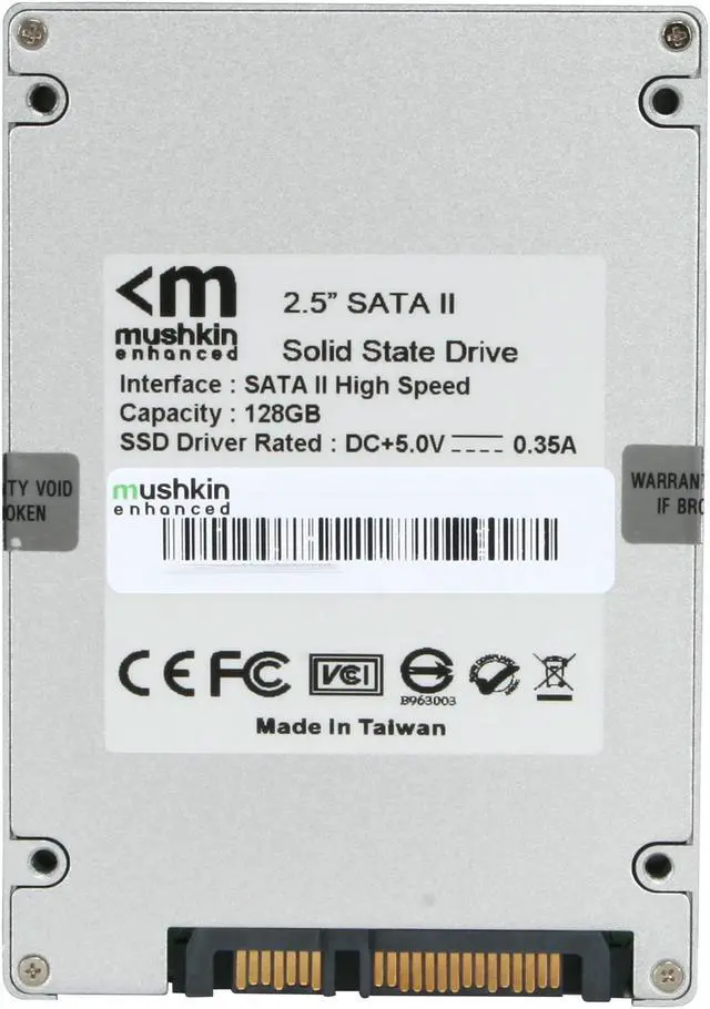 Alt view image 5 of 6 - Mushkin Enhanced Io 2.5" 128GB SATA II MLC Internal Solid State Drive (SSD) MKNSSDIO128GB
