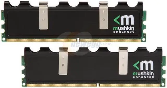 Main image of Mushkin Enhanced Blackline 4GB (2 x 2GB) DDR2 800 (PC2 6400) Desktop Memory Model 996587B