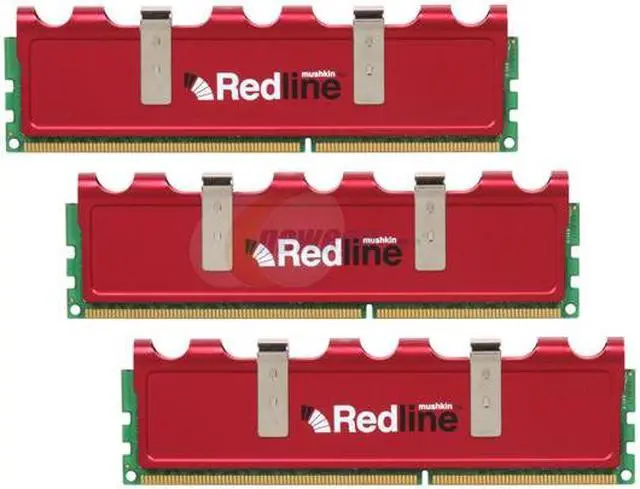 Alt view image 2 of 3 - Mushkin Enhanced Redline 6GB (3 x 2GB) DDR3 2000 (PC3 16000) Desktop Memory Model 998750