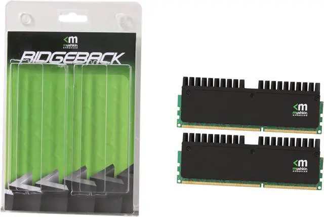 Alt view image 3 of 3 - Mushkin Enhanced Ridgeback 4GB (2 x 2GB) DDR3 1600 (PC3 12800) Desktop Memory Model 996826