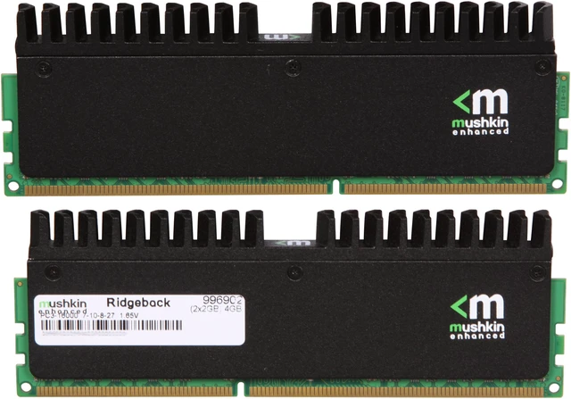 Mushkin Mushkin Enhanced Ridgeback 4GB (2 x 2GB) DDR3 2000 (PC3 16000) Desktop ...