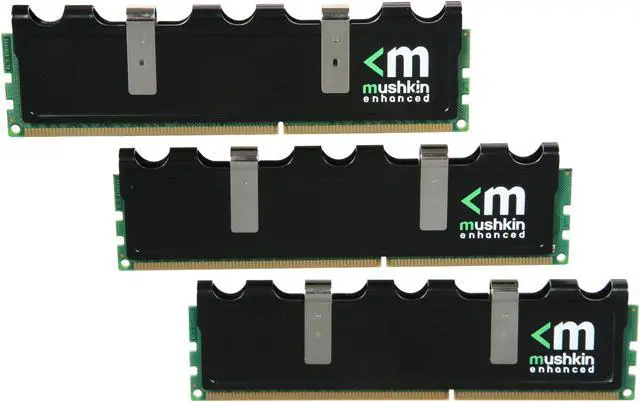 Main image of Mushkin Enhanced Blackline 6GB (3 x 2GB) DDR3 1600 (PC3 12800) Desktop Memory Model 998778