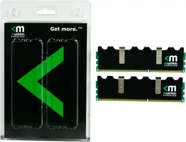 Alt view image 3 of 3 - Mushkin Enhanced Blackline 4GB (2 x 2GB) DDR3 1333 (PC3 10666) Desktop Memory Model 996677