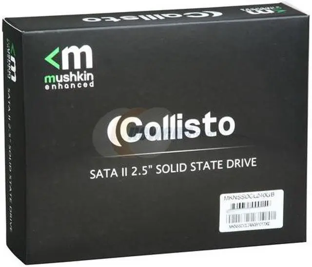Main image of Mushkin Enhanced Callisto 2.5" 240GB SATA II MLC Internal Solid State Drive (SSD) MKNSSDCL240GB
