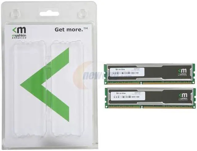 Alt view image 3 of 3 - Mushkin Enhanced Silverline 4GB (2 x 2GB) DDR3 1600 (PC3 12800) Desktop Memory Model 996947