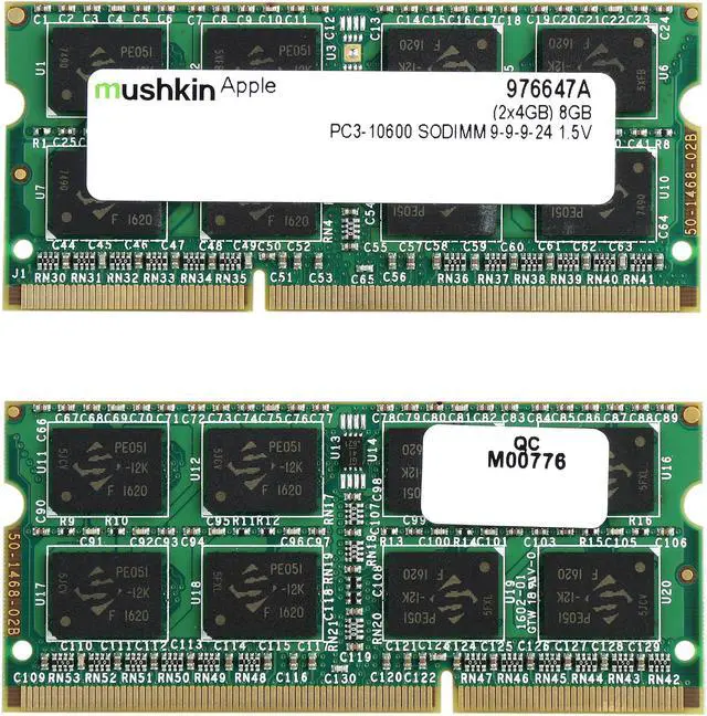 Alt view image 2 of 3 - Mushkin Enhanced 8GB (2 x 4GB) DDR3 1333 (PC3 10600) Memory for Apple Model 976647A