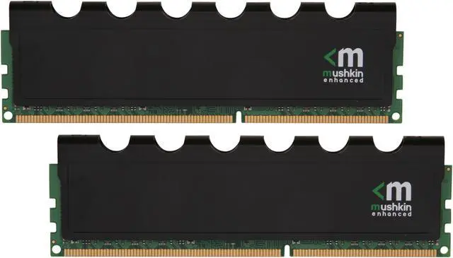 Main image of Mushkin Enhanced Blackline 8GB (2 x 4GB) DDR3 1600 (PC3 12800) Desktop Memory w/FrostByte Heatsink Model 996989