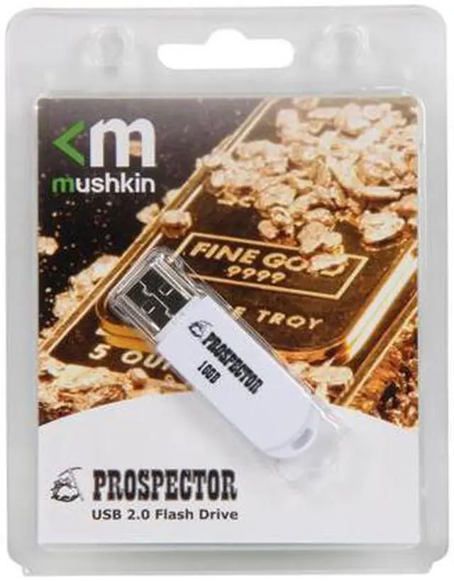 Alt view image 5 of 5 - Mushkin Enhanced Prospector 16GB USB 2.0 Flash Drive MKNUFDPR16GB