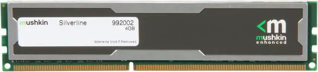 Main image of Mushkin Enhanced Silverline 4GB DDR3 1600 (PC3 12800) Desktop Memory Model 992002