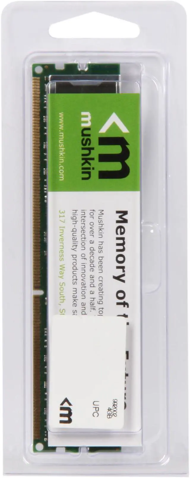 Alt view image 3 of 3 - Mushkin Enhanced Silverline 4GB DDR3 1600 (PC3 12800) Desktop Memory Model 992002