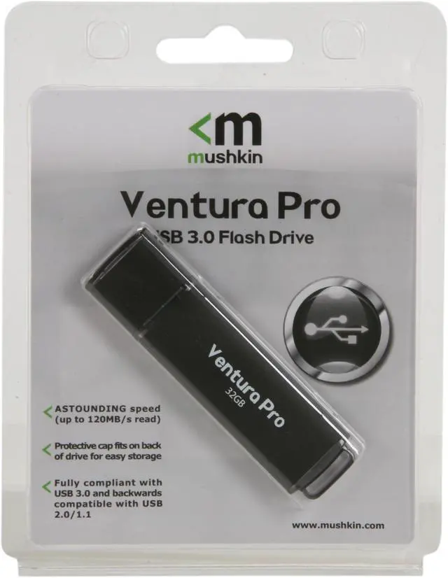 Alt view image 4 of 4 - Mushkin Enhanced Ventura Pro 32GB USB 3.0 Flash Drive MKNUFDVP32GB