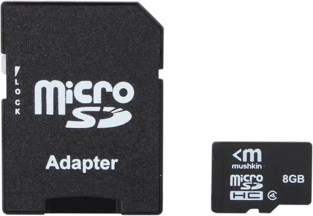Main image of Mushkin Enhanced 8GB microSDHC Flash Card Model MKNUSDHCC4-8GB