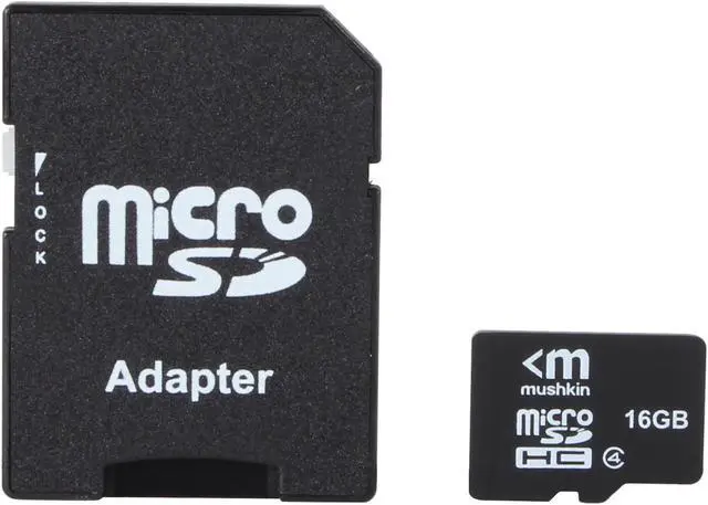 Main image of Mushkin Enhanced 16GB microSDHC Flash Card Model MKNUSDHCC4-16GB