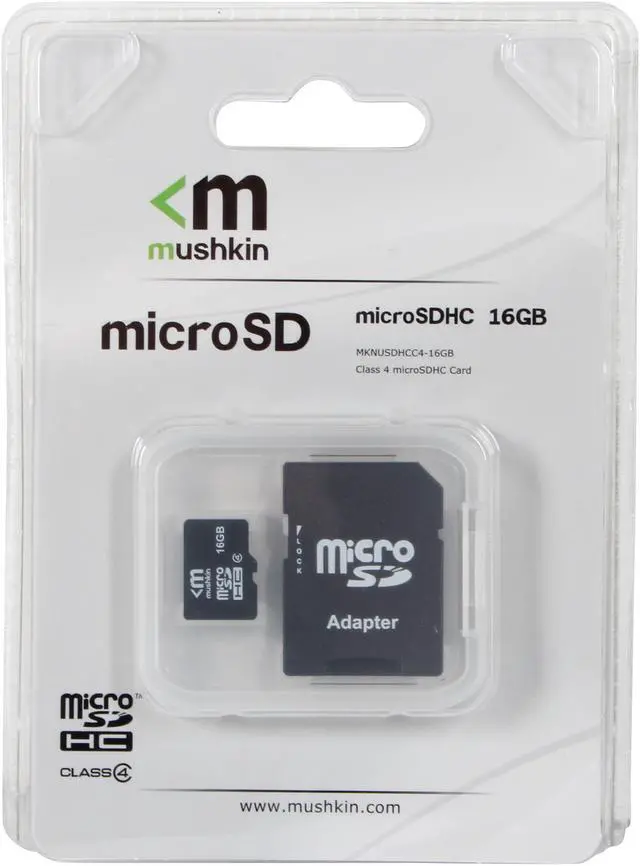 Alt view image 4 of 4 - Mushkin Enhanced 16GB microSDHC Flash Card Model MKNUSDHCC4-16GB