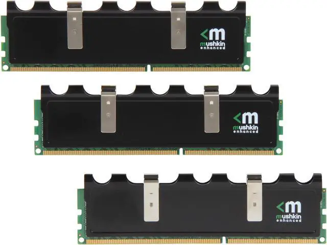 Main image of Mushkin Enhanced Blackline 12GB (3 x 4GB) DDR3 1600 (PC3 12800) Desktop Memory Model 999010