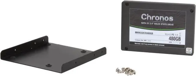 Alt view image 5 of 6 - Mushkin Enhanced Chronos 2.5" 480GB SATA III MLC Internal Solid State Drive (SSD) MKNSSDCR480GB