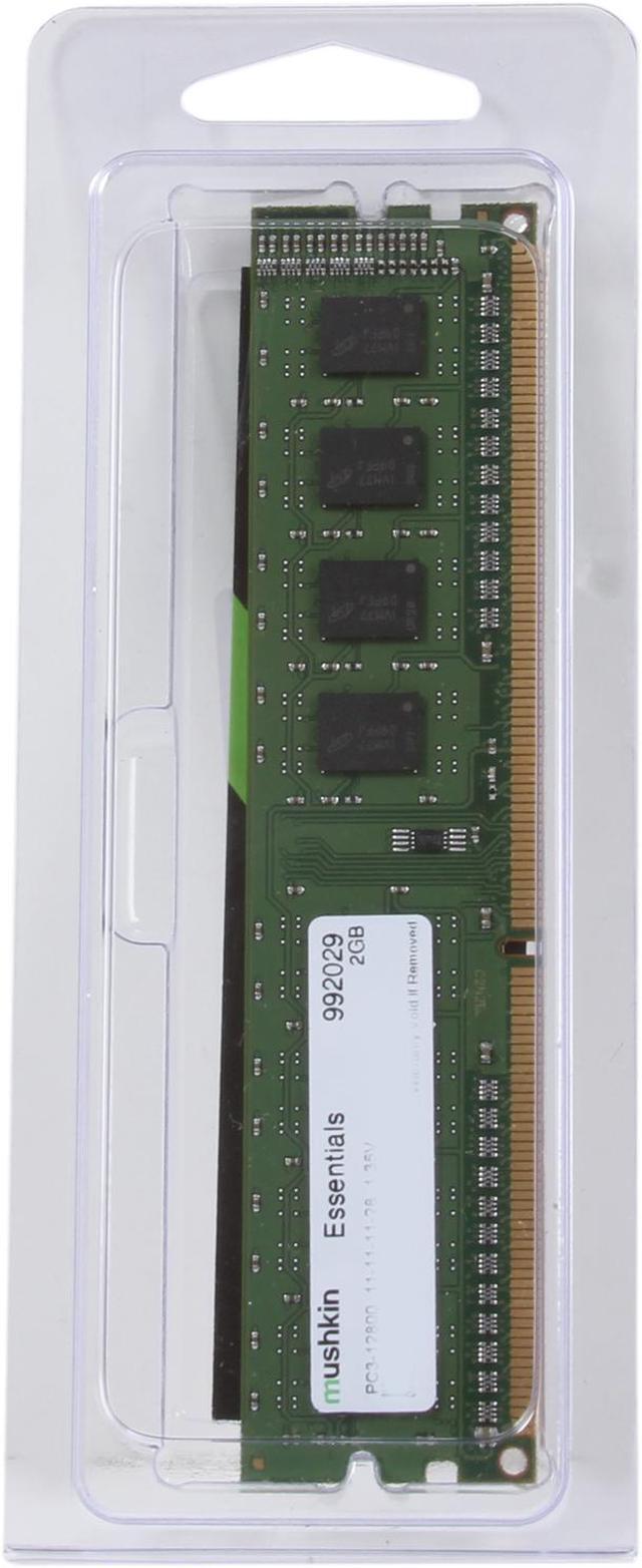 Alt view image 3 of 3 - Mushkin Enhanced Essentials 2GB DDR3L 1600 (PC3L 12800) Desktop Memory Model 992029