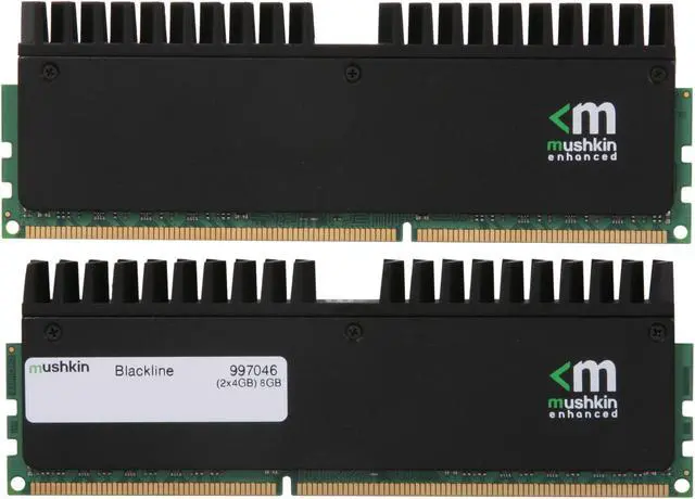 Alt view image 2 of 3 - Mushkin Enhanced Blackline 8GB (2 x 4GB) DDR3 1600 (PC3 12800) Desktop Memory Model 997046