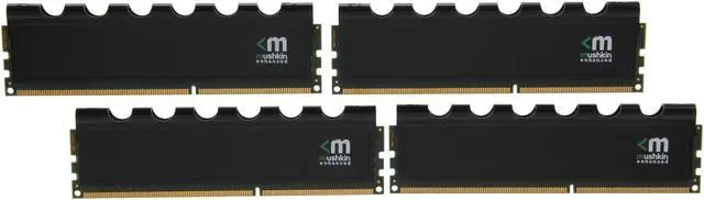 Main image of Mushkin Enhanced Blackline 32GB (4 x 8GB) DDR3 1600 (PC3 12800) Desktop Memory Model 994055