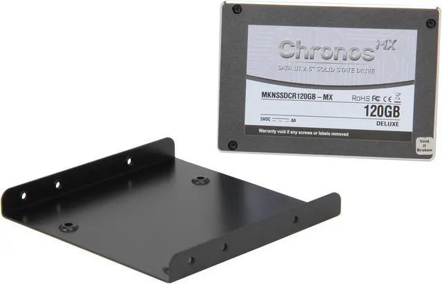 Alt view image 5 of 6 - Mushkin Enhanced Chronos Deluxe MX 2.5" 120GB SATA III MLC Internal Solid State Drive (SSD) MKNSSDCR120GB-MX