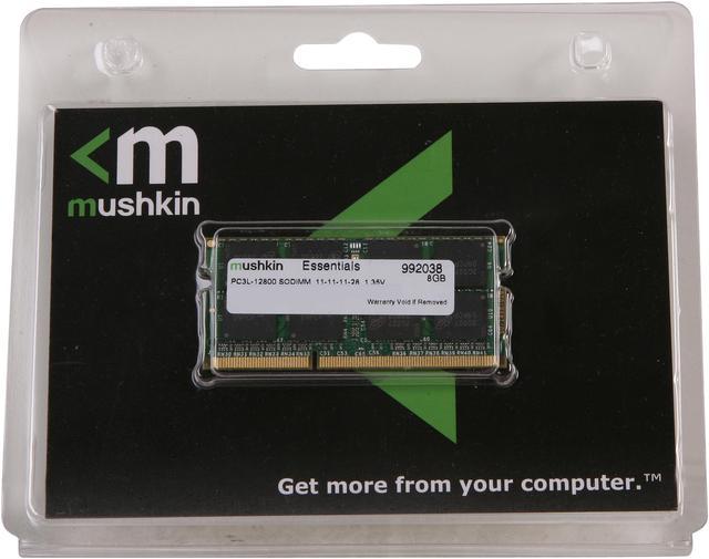 Mushkin Essentials – DDR3 Laptop DRAM – 8GB Memory Single SODIMM – 992038