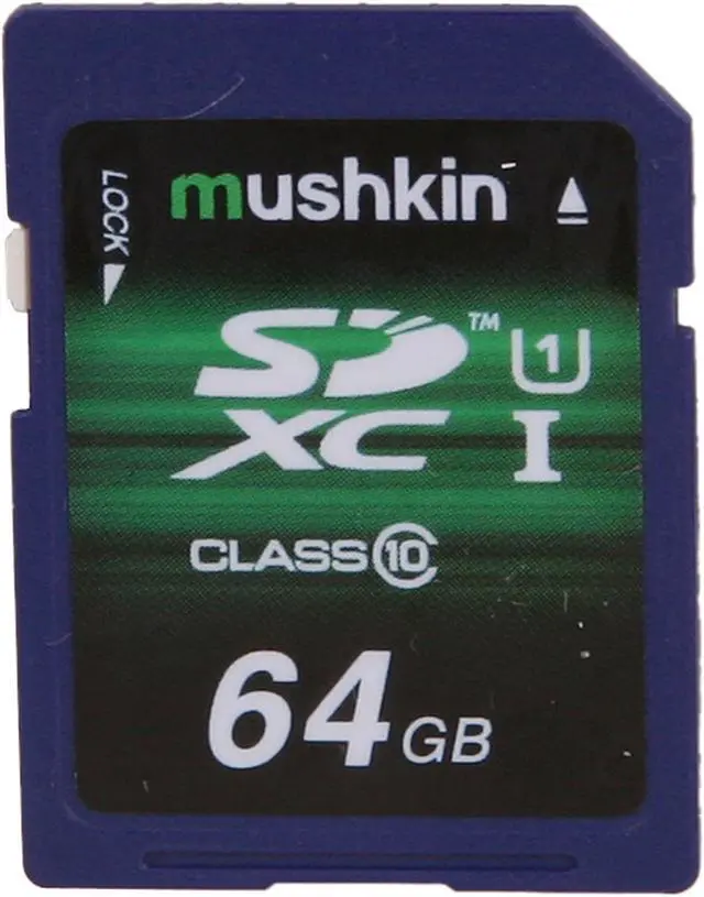 Main image of Mushkin Enhanced 64GB Secure Digital Extended Capacity (SDXC) Flash Card Model MKNSDXCU1-64GB
