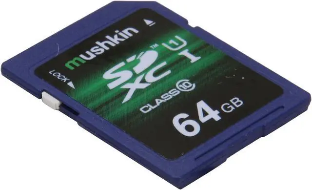 Alt view image 2 of 4 - Mushkin Enhanced 64GB Secure Digital Extended Capacity (SDXC) Flash Card Model MKNSDXCU1-64GB