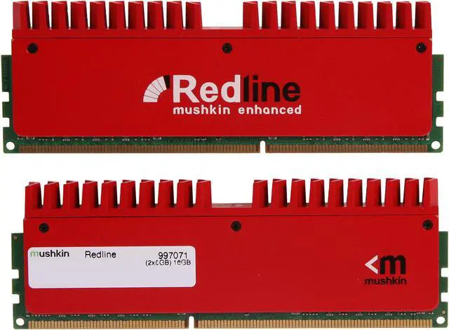 Alt view image 2 of 3 - Mushkin Enhanced Redline 16GB (2 x 8GB) DDR3 1866 (PC3 14900) Desktop Memory Model 997071