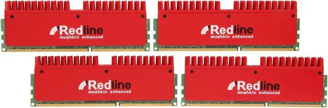Main image of Mushkin Enhanced Redline 16GB (4 x 4GB) DDR3 2400 (PC3 19200) Desktop Memory Model 994084