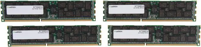 Main image of Mushkin Enhanced 64GB (4 x 16GB) DDR3 1333 (PC3 10600) ECC Registered Memory for Apple Model 973980A