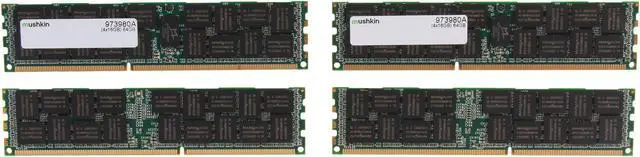 Alt view image 2 of 3 - Mushkin Enhanced 64GB (4 x 16GB) DDR3 1333 (PC3 10600) ECC Registered Memory for Apple Model 973980A