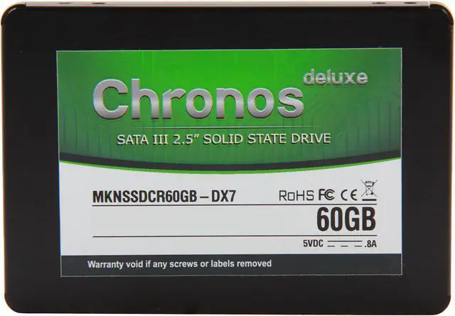 Alt view image 2 of 5 - Mushkin Enhanced 2.5" 60GB SATA III 7mm Internal Solid State Drive (SSD) MKNSSDCR60GB-DX7