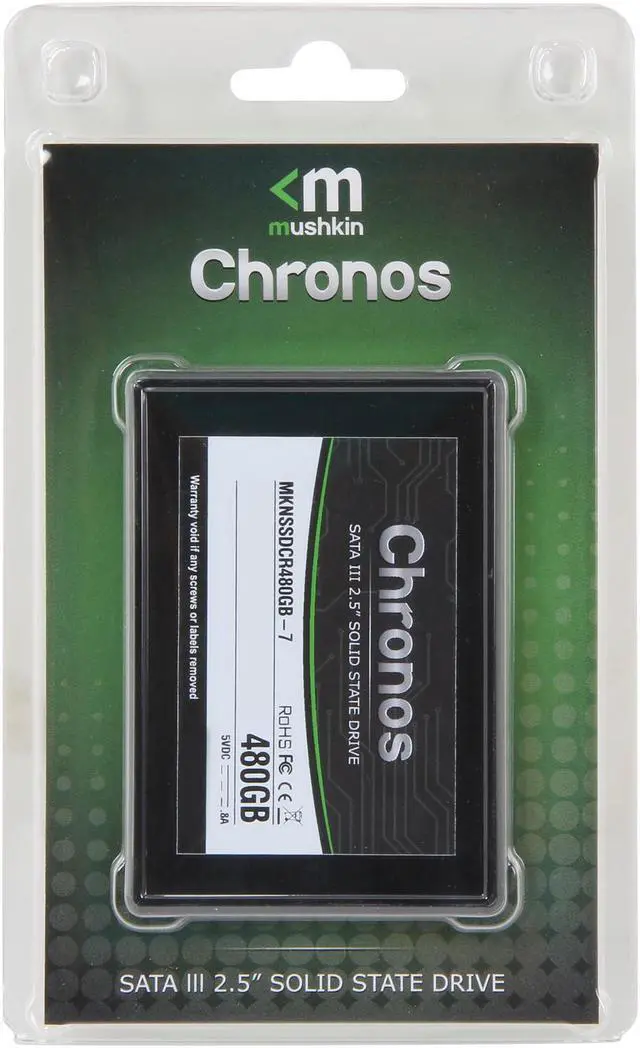 Alt view image 5 of 5 - Mushkin Enhanced Chronos 2.5" 480GB SATA III 7mm Internal Solid State Drive (SSD) MKNSSDCR480GB-7