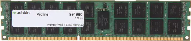 Main image of Mushkin Enhanced PROLINE 16GB ECC Registered DDR3 1333 (PC3 10600) Server Memory Model 991980