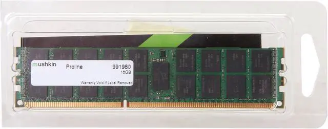 Alt view image 3 of 3 - Mushkin Enhanced PROLINE 16GB ECC Registered DDR3 1333 (PC3 10600) Server Memory Model 991980