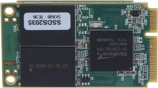 Alt view image 2 of 3 - Mushkin Enhanced Atlas Deluxe Series 480GB Mini-SATA (mSATA) MLC Internal Solid State Drive (SSD) MKNSSDAT480GB-DX
