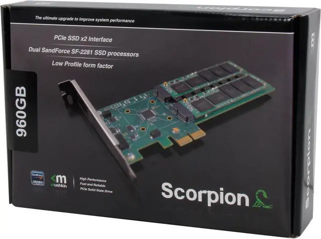 Main image of Mushkin Enhanced 960GB PCIe 2.0 x2 MLC Internal Solid State Drive (SSD) MKNP22SC960GB