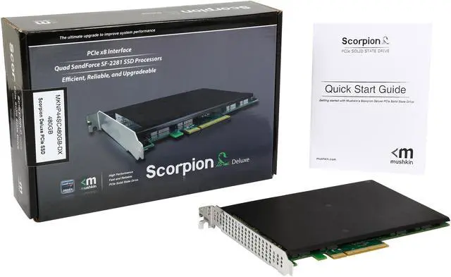 Alt view image 5 of 5 - Mushkin Enhanced 480GB PCI Express x8 Internal Solid State Drive (SSD) MKNP44SC480GB-DX