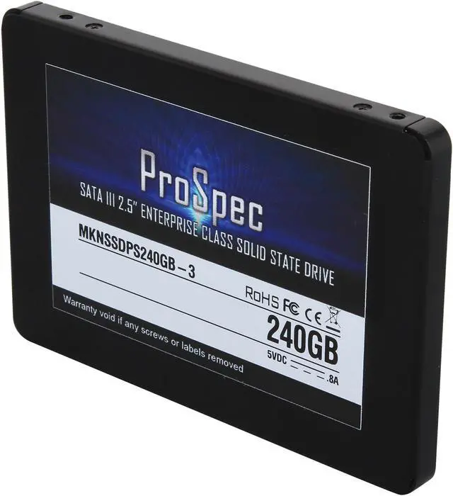 Main image of Mushkin Enhanced ProSpec Series Enterprise Class 7mm MKNSSDPS240GB-3 2.5" 240GB SATA III eMLC Internal Solid State Drive (SSD)
