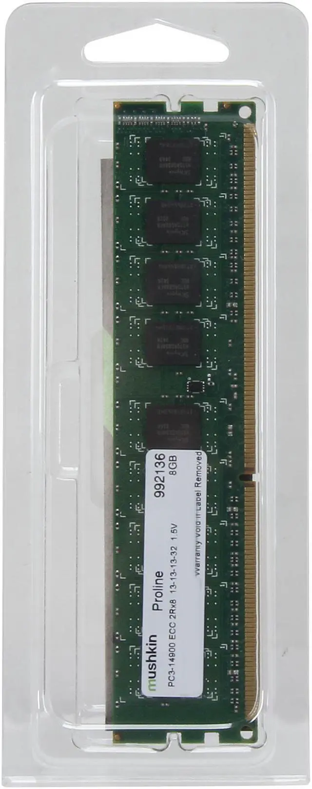 Alt view image 3 of 3 - Mushkin Enhanced Proline 8GB ECC DDR3 1866 (PC3 14900) Server Memory Model 992136